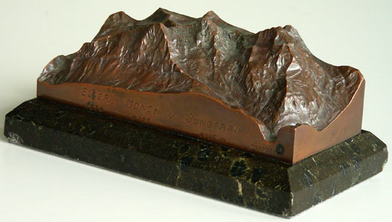 Paperweight of Eiger-, Mönch and Jugfau