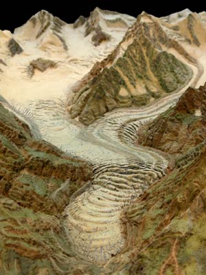 Glacier created by Albert Heim